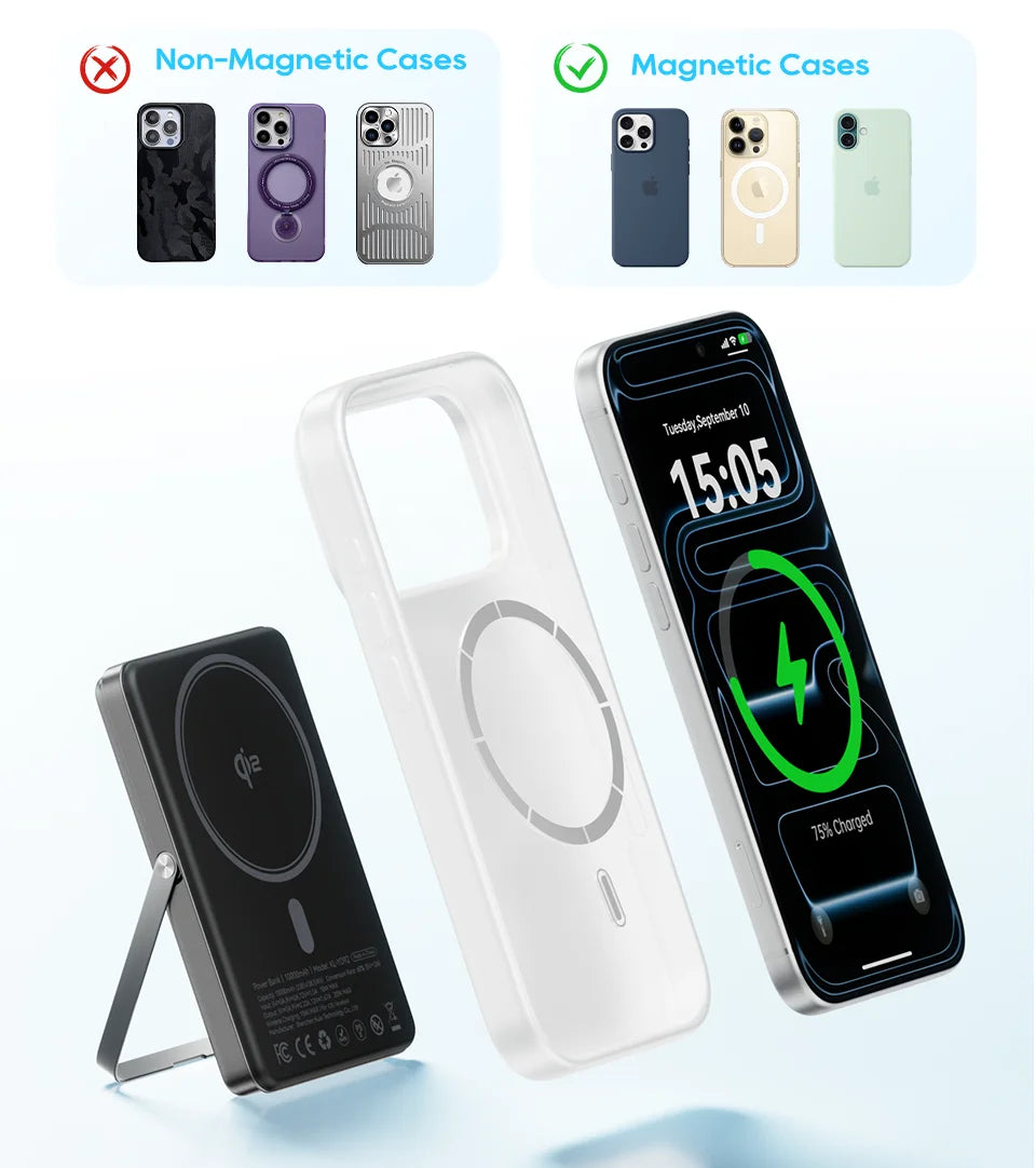 Qi2 Magnetic Power Bank