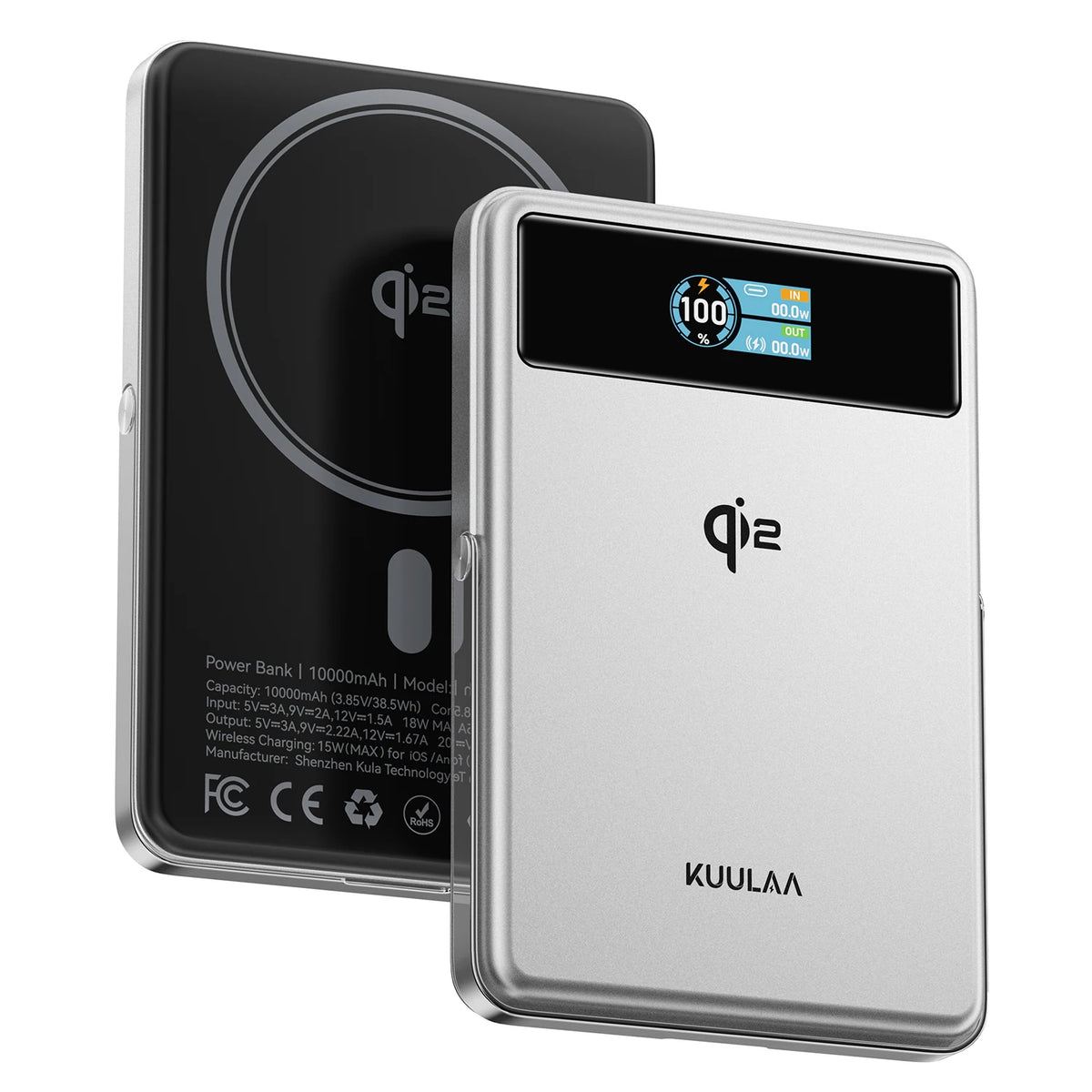 Qi2 Magnetic Power Bank
